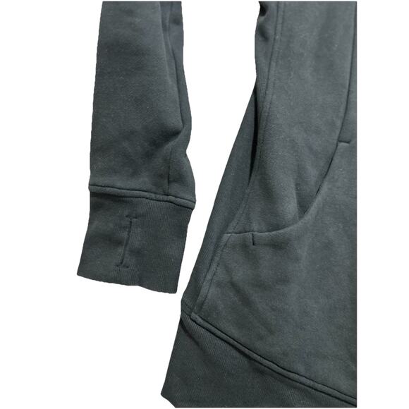 Lululemon Scuba Full Zip Hoodie Women's 14 Cotton Fleece Black W4AWMS - Picture 5 of 6